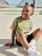 Reebok Junior 100% Cotton Khaki / Black T-Shirts 2 Pack - Image 2 of 9