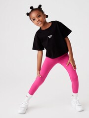 Reebok Junior 100% Cotton Khaki / Black T-Shirts 2 Pack - Image 4 of 9
