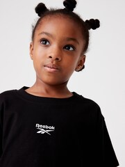 Reebok Junior 100% Cotton Khaki / Black T-Shirts 2 Pack - Image 6 of 9