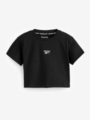 Reebok Junior 100% Cotton Khaki / Black T-Shirts 2 Pack - Image 7 of 9