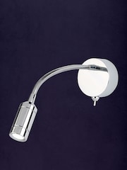 Searchlight Chrome Liege LED Adjustable Wall Light - Image 1 of 3
