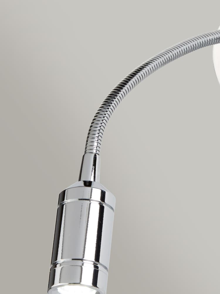 Searchlight Chrome Liege LED Adjustable Wall Light - Image 3 of 3