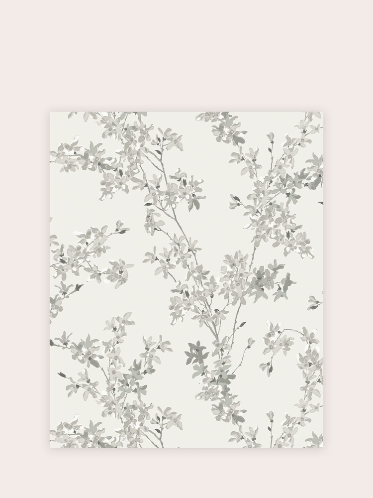 Laura Ashley Steel Forsythia A4 Wallpaper Sample - Image 2 of 2