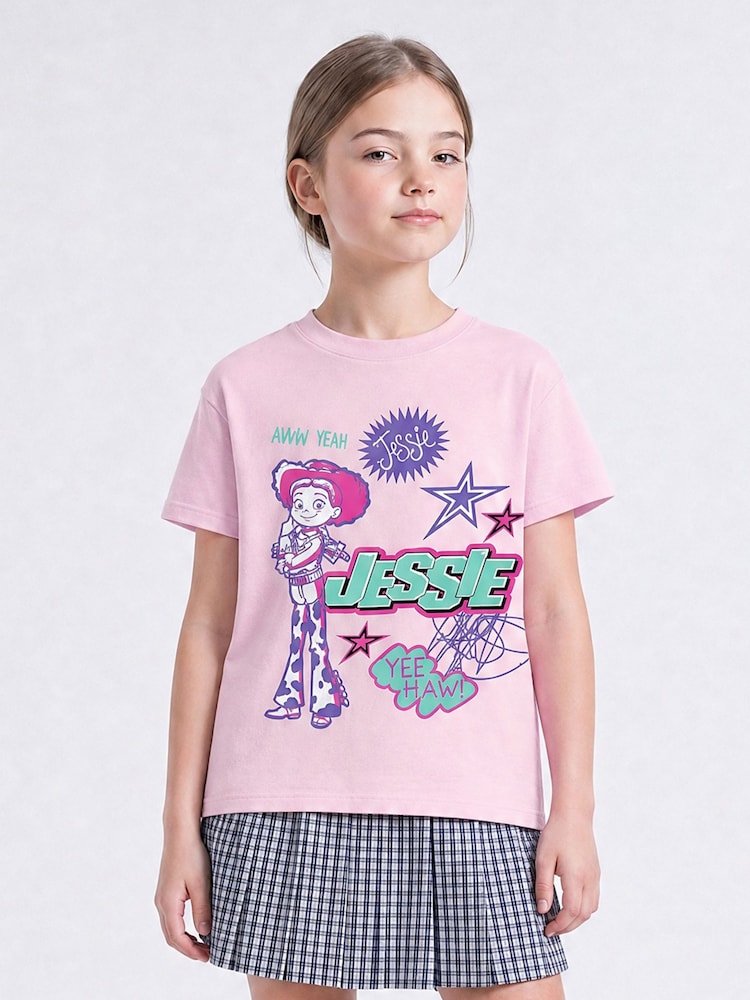 Rags & Rascals Disney Toy Story Jessie Scribble T-Shirt - صورة 1 من 4 Rags & Rascals Disney Toy Story Jessie Scribble T-Shirt - صورة 1 من 4
