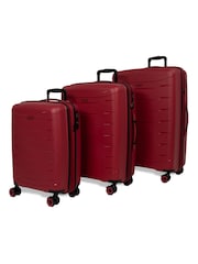 Rock Luggage Red Resilient Luggage 3 Piece Set - Image 1 of 1