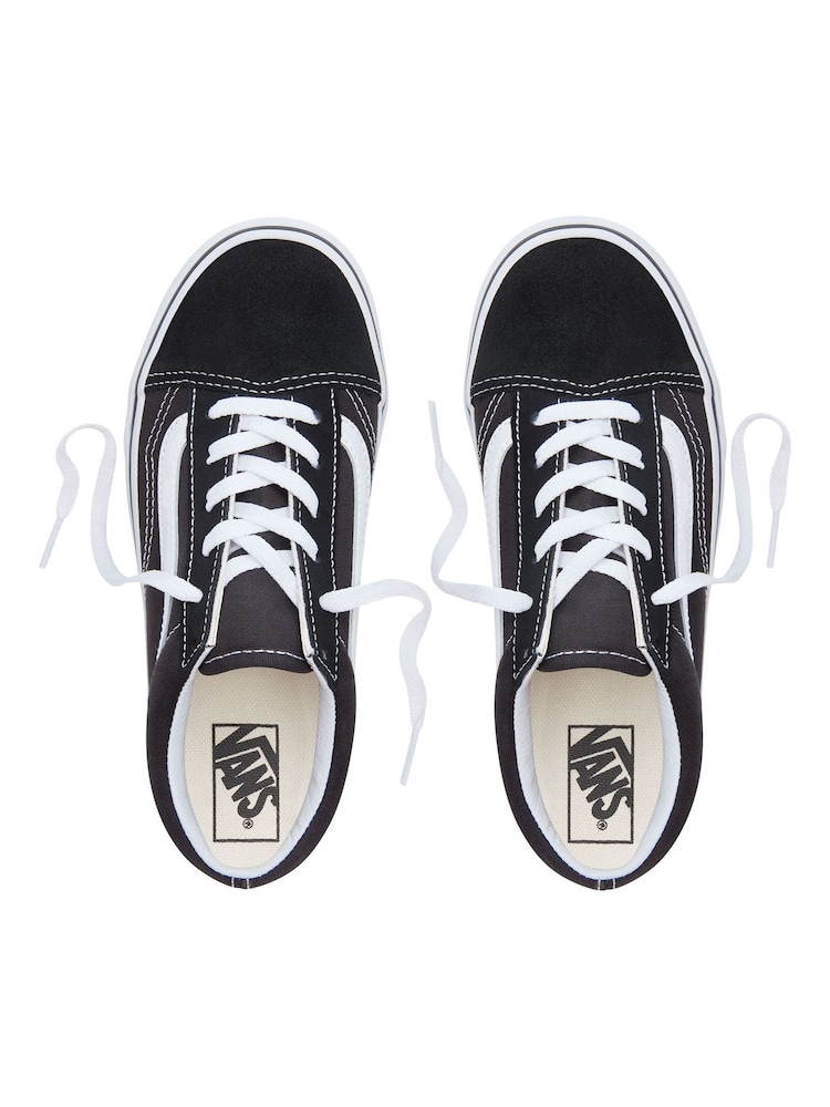 Czarny/biały - Chłopięce trampki Vans Old Skool - Image 3 of 5