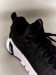 Nike Black/White Free Metcon 6 Gym Trainers - Image 7 of 19