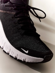 Nike Black/White Free Metcon 6 Gym Trainers - Image 8 of 19
