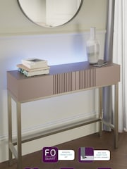 Frank Olsen Mulberry Iona 2 Drawer Console Table with Smart Features - Image 1 of 7