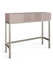 Frank Olsen Mulberry Iona 2 Drawer Console Table with Smart Features - Image 4 of 7