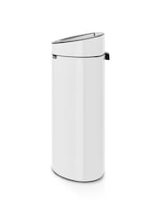 Brabantia White New 40L Touch Bin - Image 3 of 6