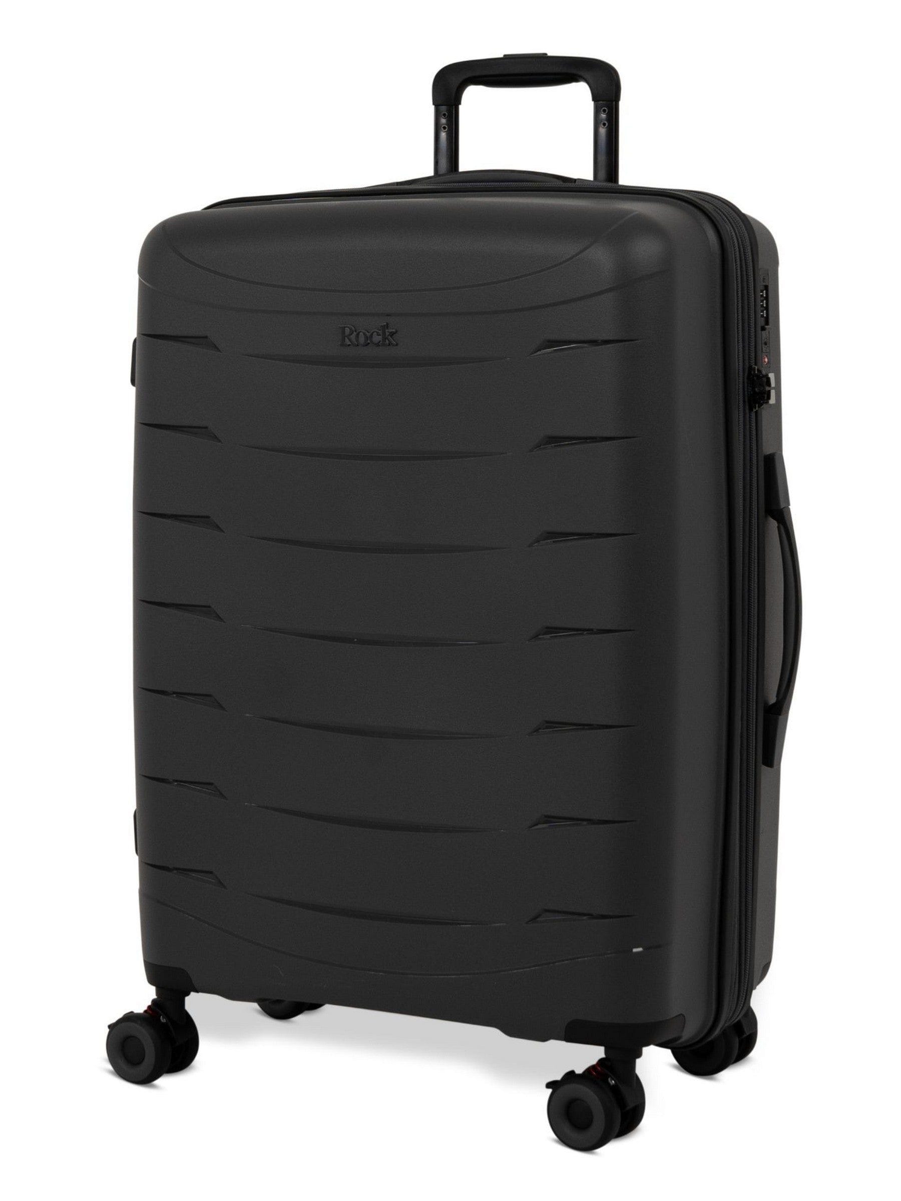 Rock Luggage Unisex Grey Resilient Medium Luggage