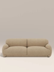 Cult Furniture Speckled Latte Cloud Boucle 3 Seater Sofa - Image 2 of 8
