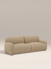 Cult Furniture Speckled Latte Cloud Boucle 3 Seater Sofa - Image 3 of 8