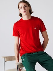 Lacoste Luxury Pima 100% Cotton T-Shirt - Image 3 of 5