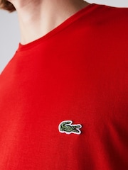 Lacoste Luxury Pima 100% Cotton T-Shirt - Image 4 of 5