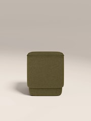 Cult Furniture Moss Green Soho Velvet Pouffe Stools & Ottomans - Image 2 of 5