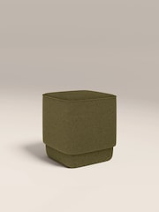 Cult Furniture Moss Green Soho Velvet Pouffe Stools & Ottomans - Image 3 of 5