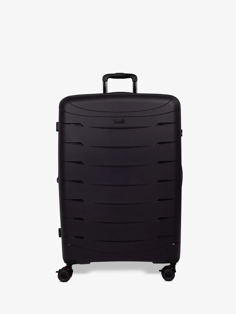 Rock Luggage Purple Resilient Large Luggage - Image 10 of 10 Rock Luggage Purple Resilient Large Luggage - Image 10 of 10