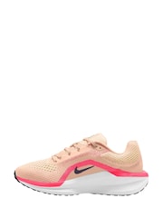 Nike Light Pink Winflo 11 Road Running Trainers - Image 2 of 4