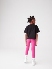 Reebok Junior 2 Pack Black Leggings - Image 7 of 16
