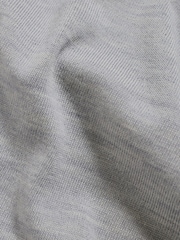 Tailored Athlete Grey Muscle Fit Extra Fine Merino Wool Crew Neck Jumper - Image 7 of 7