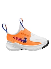 Nike Orange/White Infant Flex Runner 3 Trainers - Image 1 of 4