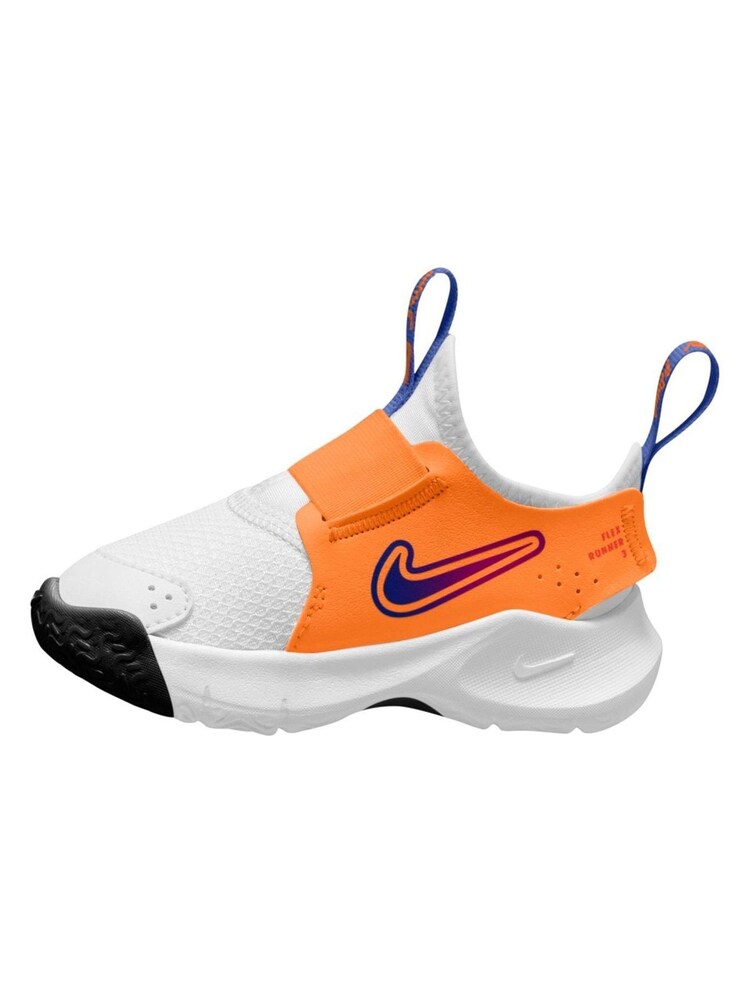 Nike Orange/White Infant Flex Runner 3 Trainers - Image 2 of 4
