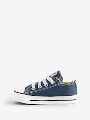 Converse Navy Chuck Taylor All Star Infant Low Trainers - Image 2 of 6