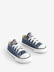Converse Navy Chuck Taylor All Star Infant Low Trainers - Image 3 of 6