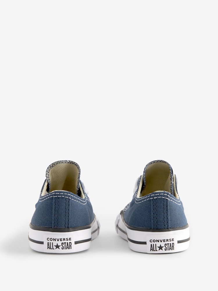 Converse Navy Chuck Taylor All Star Infant Low Trainers - Image 5 of 6