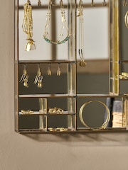 Nkuku Antique Brass Bequai Wall Hung Jewellery Box - Image 2 of 4