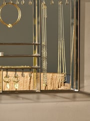 Nkuku Antique Brass Bequai Wall Hung Jewellery Box - Image 3 of 4