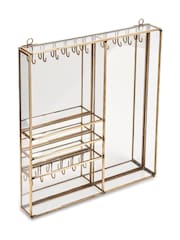 Nkuku Antique Brass Bequai Wall Hung Jewellery Box - Image 4 of 4