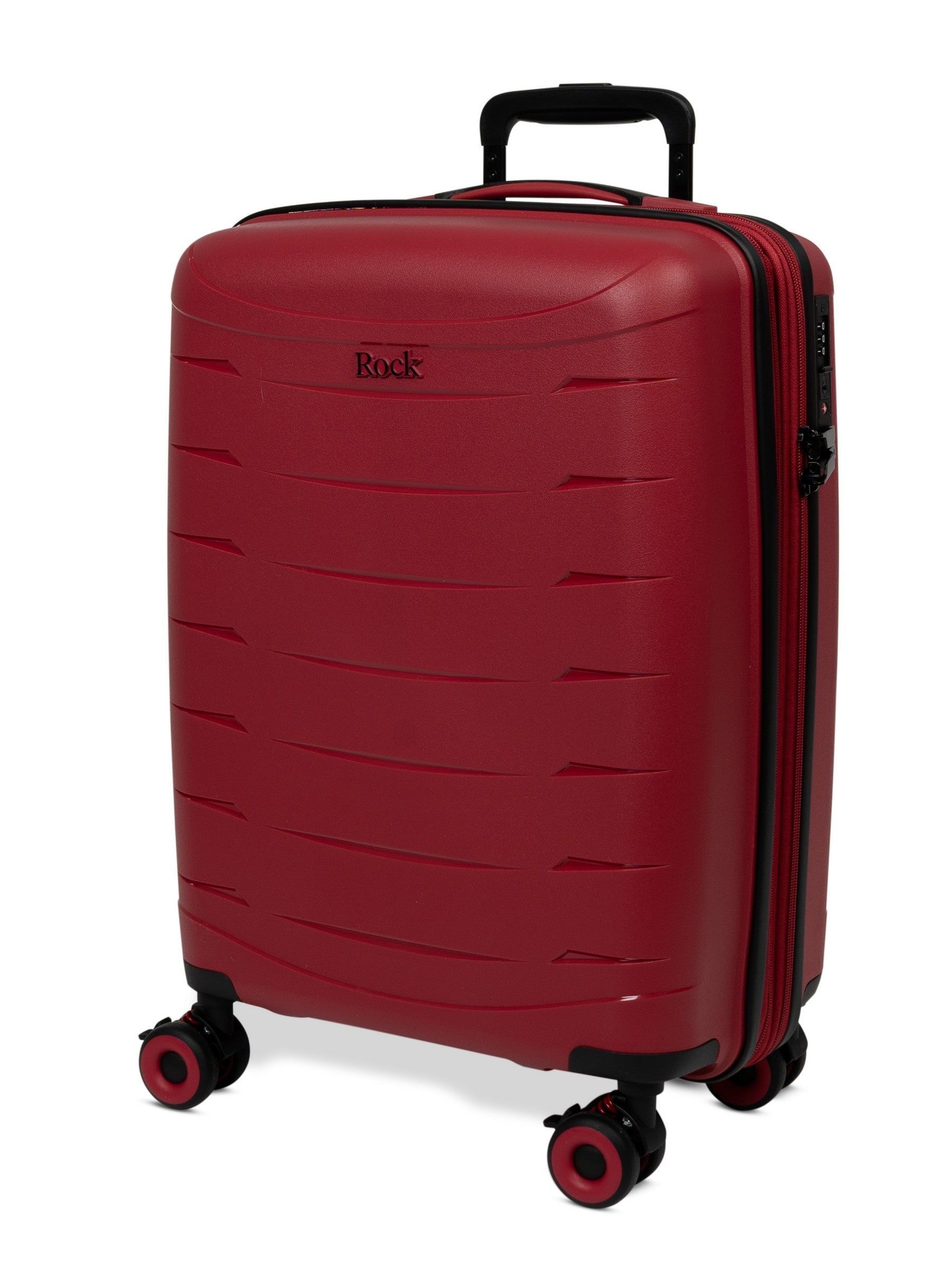 Rock Luggage Unisex Red Resilient Cabin Luggage