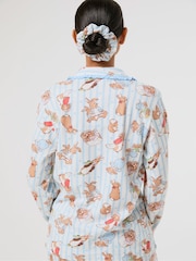 Skinnydip Peter Rabbit x Stripe Pyjamas Set with Scrunchie - Image 4 of 7