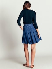Boden Blue Aya Denim Skirt - Image 3 of 5