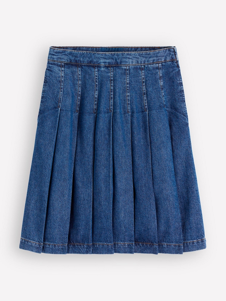 Boden Blue Aya Denim Skirt - Image 5 of 5