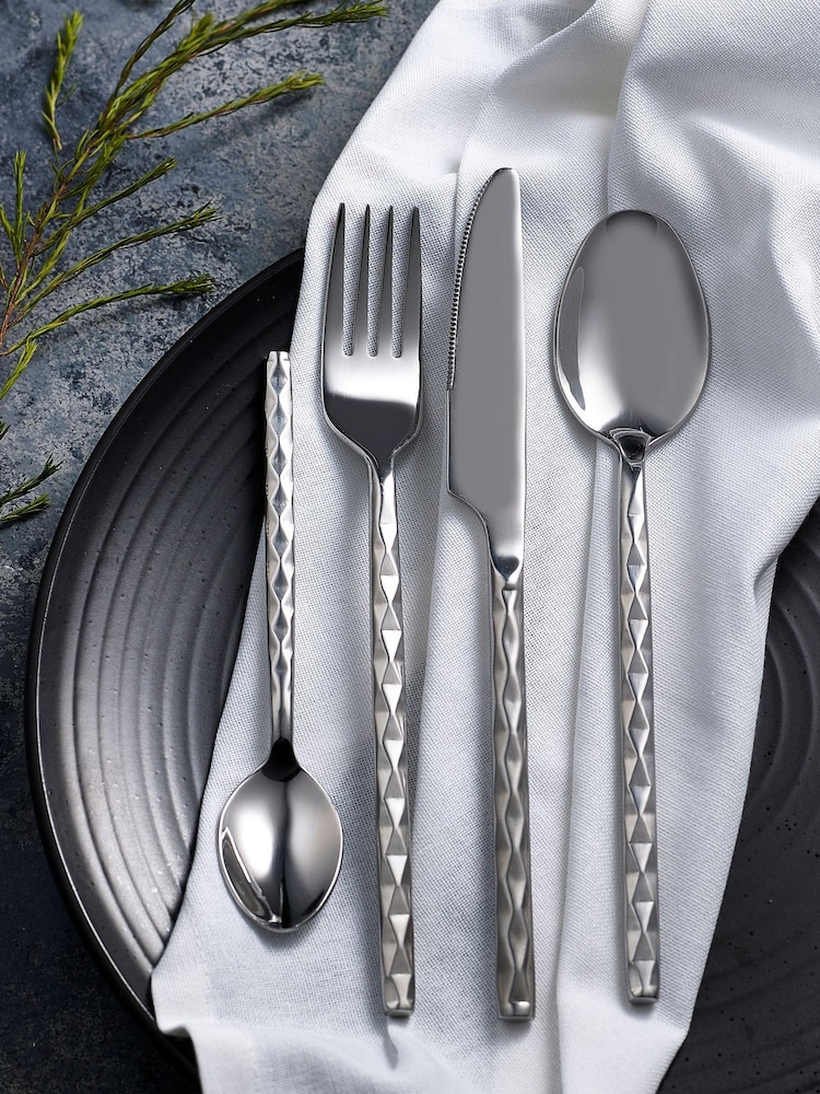 Silver Celeste Stainless Steel 16pc Cutlery Set - Image 1 of 3