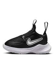 Nike Black/White Infant Flex Runner 3 Trainers - Image 6 of 9