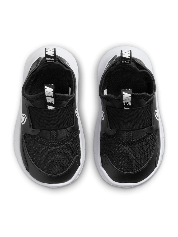 Nike Black/White Infant Flex Runner 3 Trainers - Image 9 of 9
