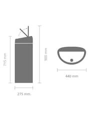 Brabantia Platinum New 40L Touch Bin - Image 6 of 6