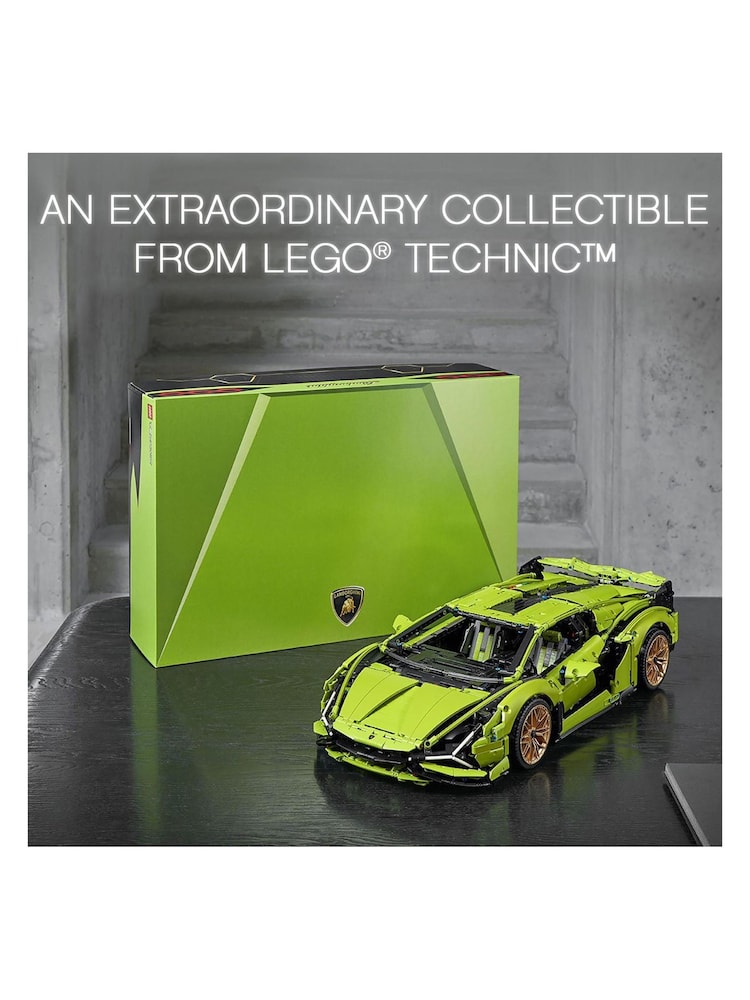 LEGO Technic Lamborghini Sián FKP 37 Car Model Set 42115 - Image 8 of 9