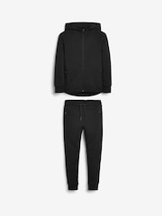 Black Tech Sportswear Hoodie & Joggers Set (3-16yrs) - Image 1 of 5
