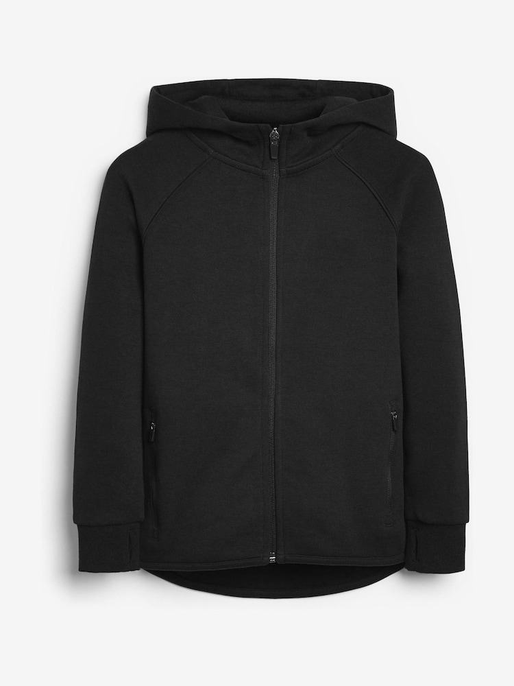 Black Tech Sportswear Hoodie & Joggers Set (3-16yrs) - Image 2 of 5
