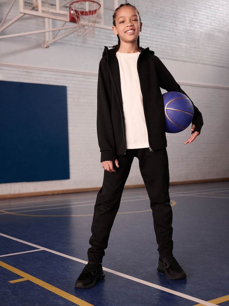 Black Tech Sportswear Hoodie & Joggers Set (3-16yrs) - Image 5 of 5