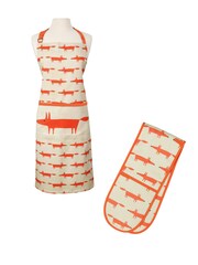 Scion Natural Mr Fox Apron & Double Oven Gloves - Image 2 of 2