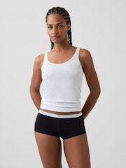 Gap Black Soft Stretch Logo Boy Short Briefs - Image 1 of 4