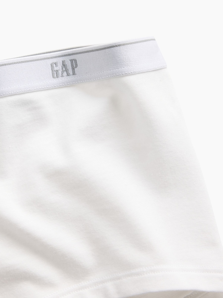 Gap White Soft Stretch Logo Boy Short Briefs - Image 4 of 4 Gap White Soft Stretch Logo Boy Short Briefs - Image 4 of 4