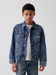 Gap Icon Jachetă din denim (4-13yrs) - Imaginea 1 din 5